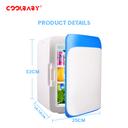 Cool Baby COOLBABY CZBX01 10L Small Fridge Freezer 12V Mini Portable Car Refrigerator Car/Home Dual-use Cooler Warmer Refrigerators for Home - SW1hZ2U6NTg5MTAy