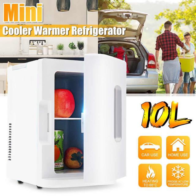 ثلاجة صغيرة للسيارة 10L أبيض Mini Refrigerator - COOLBABY - SW1hZ2U6NTkyNTU2