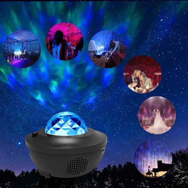جهاز عرض ليزري ليلي ضوئي - أبيض C00L BABY Star Projector Night Light - SW1hZ2U6NTg5ODA4