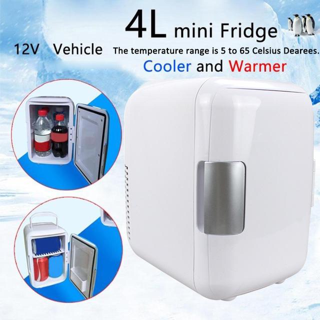 ثلاجة صغيرة 4L أبيض Mini Car Refrigerator Portable - COOLBABY - SW1hZ2U6NTk1NzAy