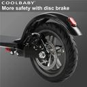 Cool Baby COOLBABY S2 Adult E Scooter Easy Folding 8.5 Inch Tire Smart Electric Kick Scooter, Lightweight Easy Fold 25KM/H|MAX LOAD 120KG - SW1hZ2U6NTk3MDA5