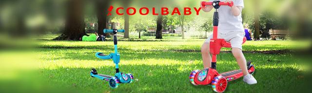 سكوتر ثلاثي العجلات للأطفال 2 في 1 COOLBABY Children's scooter - SW1hZ2U6NTk0OTky