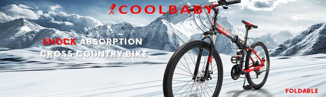 دراجات جبلية من COOLBABY ZXCA1 مقاس 26 بوصة COOLBABY ZXCA1 Mountain Bike 26 inch - SW1hZ2U6NTk1Mjk1