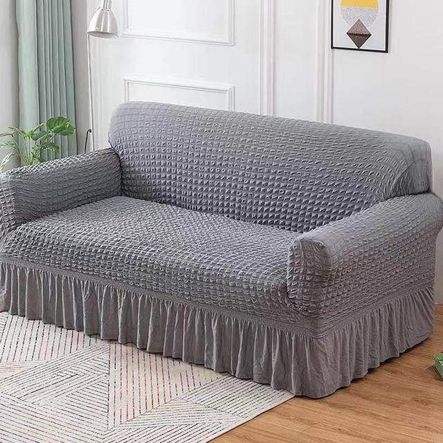 غطاء اريكة (صوفا) مقعدين - رمادي COOLBABY Universal High Elastic Sofa Cover - SW1hZ2U6NTkzNDAy