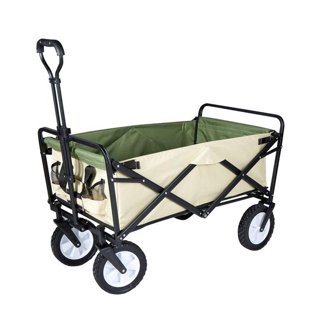 عربة تسوق قابلة للطي 4Wheel Folding Heavy Duty Outdoor Cart - Cool baby - SW1hZ2U6NTg0NTA3