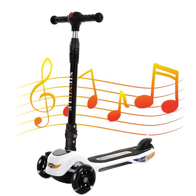 Cool Baby COOLBABY 302 Children's Scooter 2-6 Year Old Children's Scooter Toys Standard Wheel with Lighting and Music - SW1hZ2U6NTg1MTUw