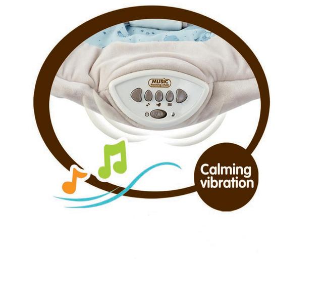 هزازة كهربائية للأطفال Baby electric cradle intelligent remote control rocking bed - COOLBABY - SW1hZ2U6NTkyNzY4
