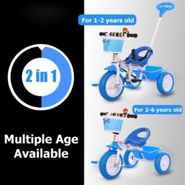 دراجة ثلاثية العجلات للأطفال COOLBABY SLC04 Kids Toddler Tricycle - 3}