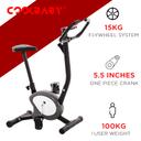 Cool Baby COOLBABY DGDC20 Fitness Unisex Adult BU-200 Upright Bike/exercise Bike For Home Gym/Grey, Compact - SW1hZ2U6NTkyMjU5