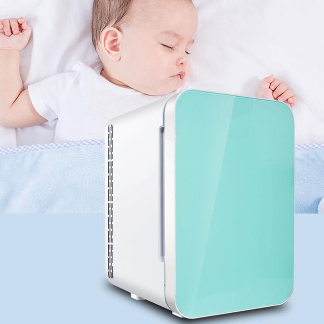 Cool Baby COOLBABY CZBX14 22L Large Capacity Mini Fridge for Skincare Cosmetic Portable Refrigerator Glass Door Dual-Use Car Home Freezer Cooler Warmer - SW1hZ2U6NTg4OTUx
