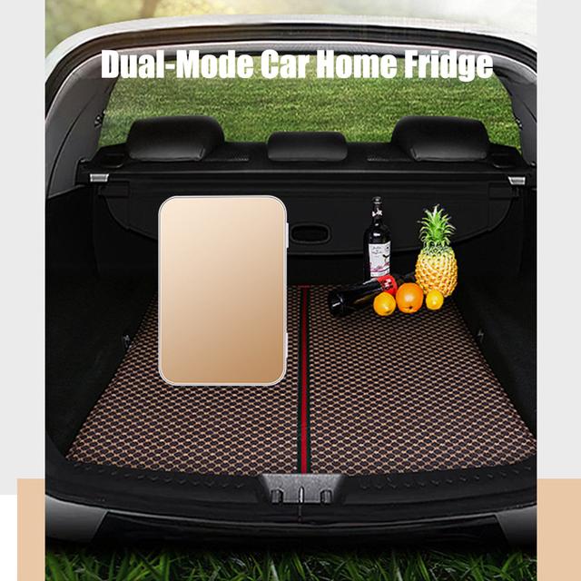 ثلاجة صغيرة للسيارة 8L زهري Car Refrigerator Mini Fridge - COOLBABY - SW1hZ2U6NTg5ODgx