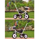 Cool Baby COOLBABY SLC04 Kids Toddler Tricycle 3 Wheel Baby Trikes Balance Bicycle Ride On Bike Walker With Push Bar & Basket - SW1hZ2U6NTg5NDc1
