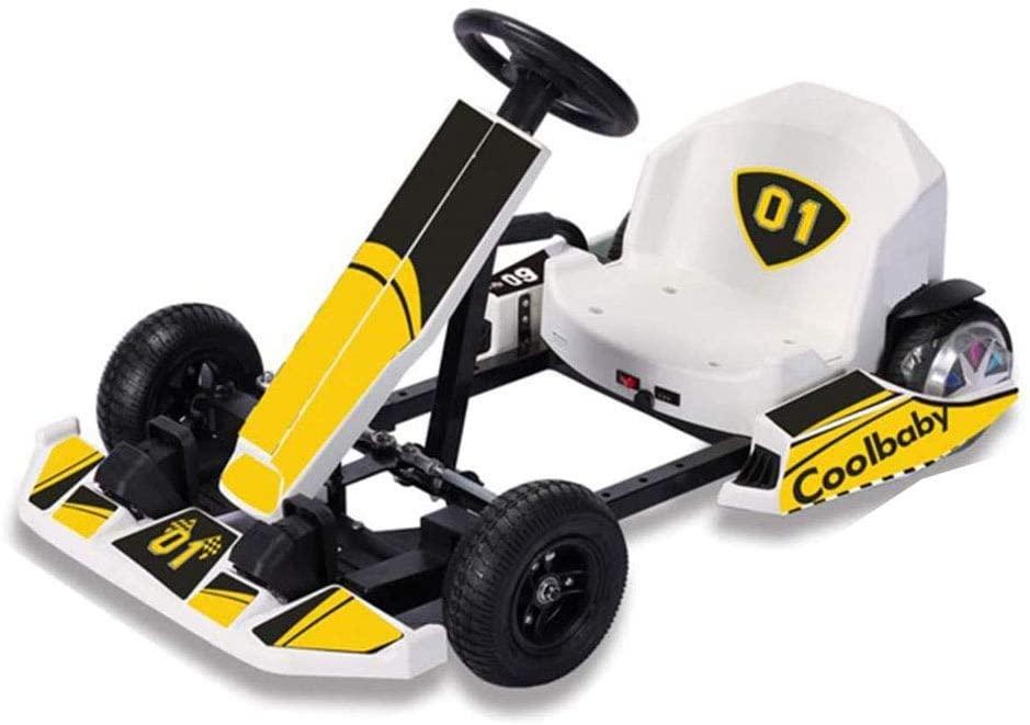 سكوتر كهربائي درفت للبالغين وللأطفال - 36 فولت - أبيض وأصفر COOLBABY DP10-OR-LHX electric scooter go cart electric