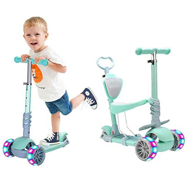 Cool Baby COOLBABY SGHBC 5 In 1 Kids Kick Scooter,Adjustable Scooter for Toddlers 1-6 Years Old - SW1hZ2U6NTg5MTM0