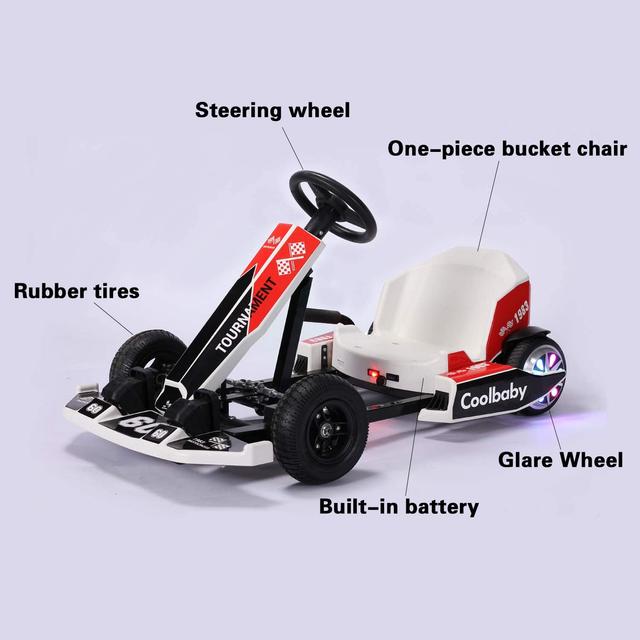 Cool Baby COOLBABY DP10-LHX Electric Scooter Go Cart Electric for Kids/Adult Drift Scooter Electric - SW1hZ2U6NTkwNDk1