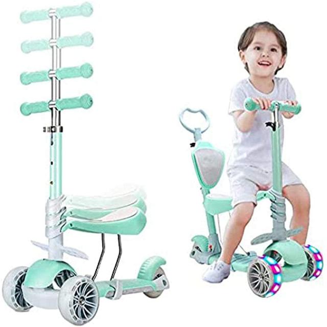 Cool Baby COOLBABY SGHBC 5 In 1 Kids Kick Scooter,Adjustable Scooter for Toddlers 1-6 Years Old - SW1hZ2U6NTg5MTM2