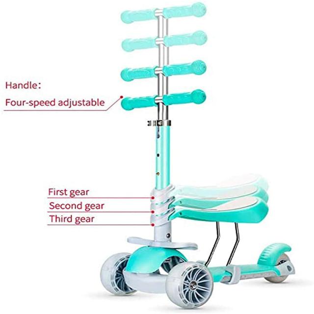 Cool Baby COOLBABY SGHBC 5 In 1 Kids Kick Scooter,Adjustable Scooter for Toddlers 1-6 Years Old - SW1hZ2U6NTg5MTQy