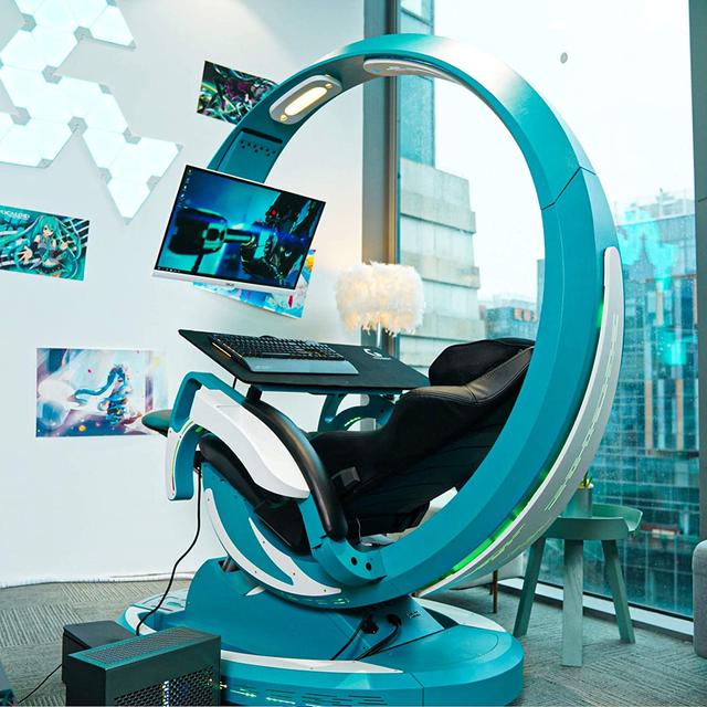كرسي قيمنق إحترافي تصميم كبسولة فضاء INGREM YXC3C Ergonomics Computer Game Seats Electronic Sports Space Capsules, Zero Gravity - COOLBABY - SW1hZ2U6NTg1MzU4