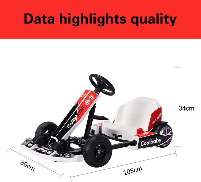 Cool Baby COOLBABY DP10-LHX Electric Scooter Go Cart Electric for Kids/Adult Drift Scooter Electric - SW1hZ2U6NTkwNDg5