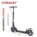 Cool Baby COOLBABY CRHB2-BLK Adult Kick Scooter with 2 Big Wheels Adjustable Handlebars Commuter Scooters With Disc Brake Largest load 80KG - SW1hZ2U6NTkyNDAy