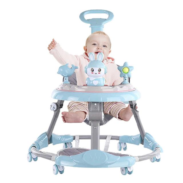 Cool Baby COOLBABY A136D Baby walker multifunctional anti-rollover anti-O leg can sit folding - SW1hZ2U6NTkwMTI3
