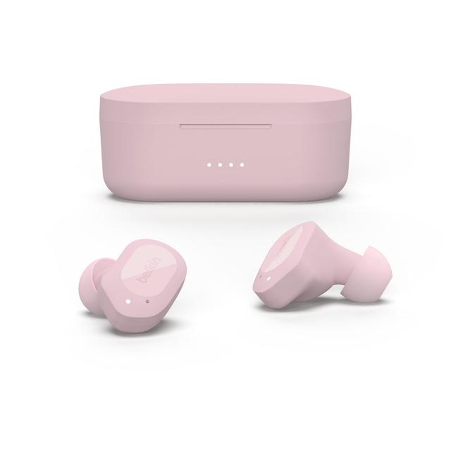 BELKIN SoundForm Pay True Wireless Earbuds - Pink - SW1hZ2U6NTc4ODYx