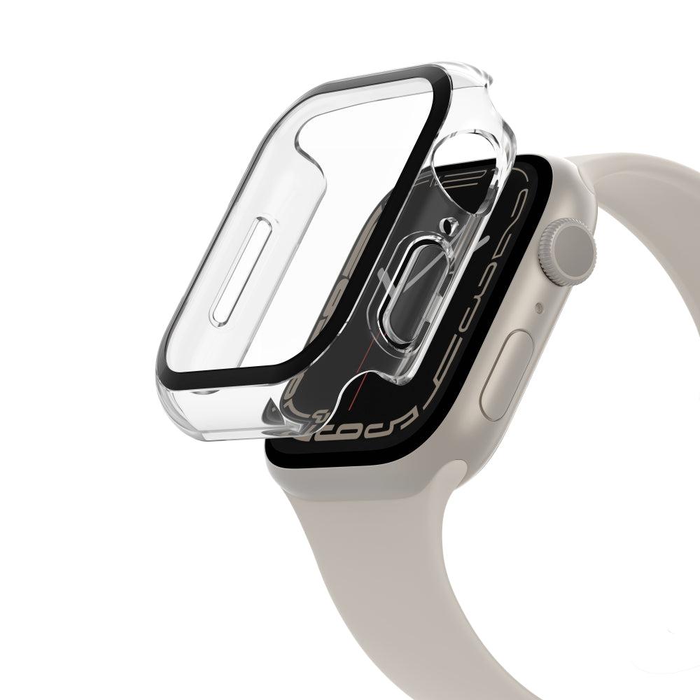 كفر حماية لساعة Apple Watch Series 7 قياس 41mm شفاف TemperedCurve 2-in-1 Built-in Screen Protector - BELKIN - cG9zdDo1NzkwMTU=