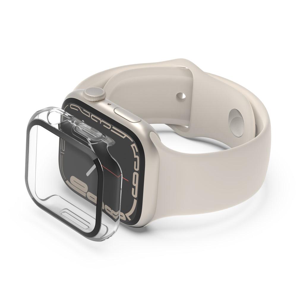 كفر حماية لساعة Apple Watch Series 7 قياس 41mm شفاف TemperedCurve 2-in-1 Built-in Screen Protector - BELKIN - cG9zdDo1NzkwMTc=