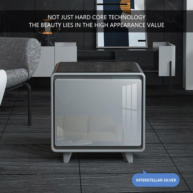طاولة ثلاجة لغرف القيمنق - 30 لتر  Smart Coffee Table Minibar Ice Bar Sofa Corner Cabinet  With Wireless Charging & USB - COOLBABY - SW1hZ2U6NTkxMDcw