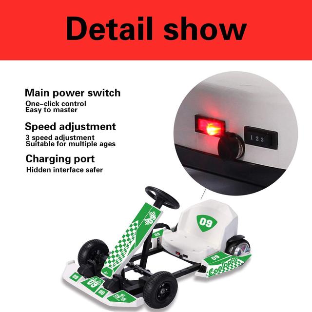 Cool Baby COOLBABY DP10-LHX Electric Scooter Go Cart Electric for Kids/Adult Drift Scooter Electric - SW1hZ2U6NTkwNDc2