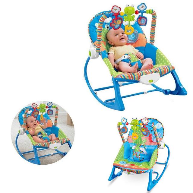 هزازة للأطفال أزرق Multi-function Baby Rocking Chair - COOLBABY - SW1hZ2U6NTkyODc4
