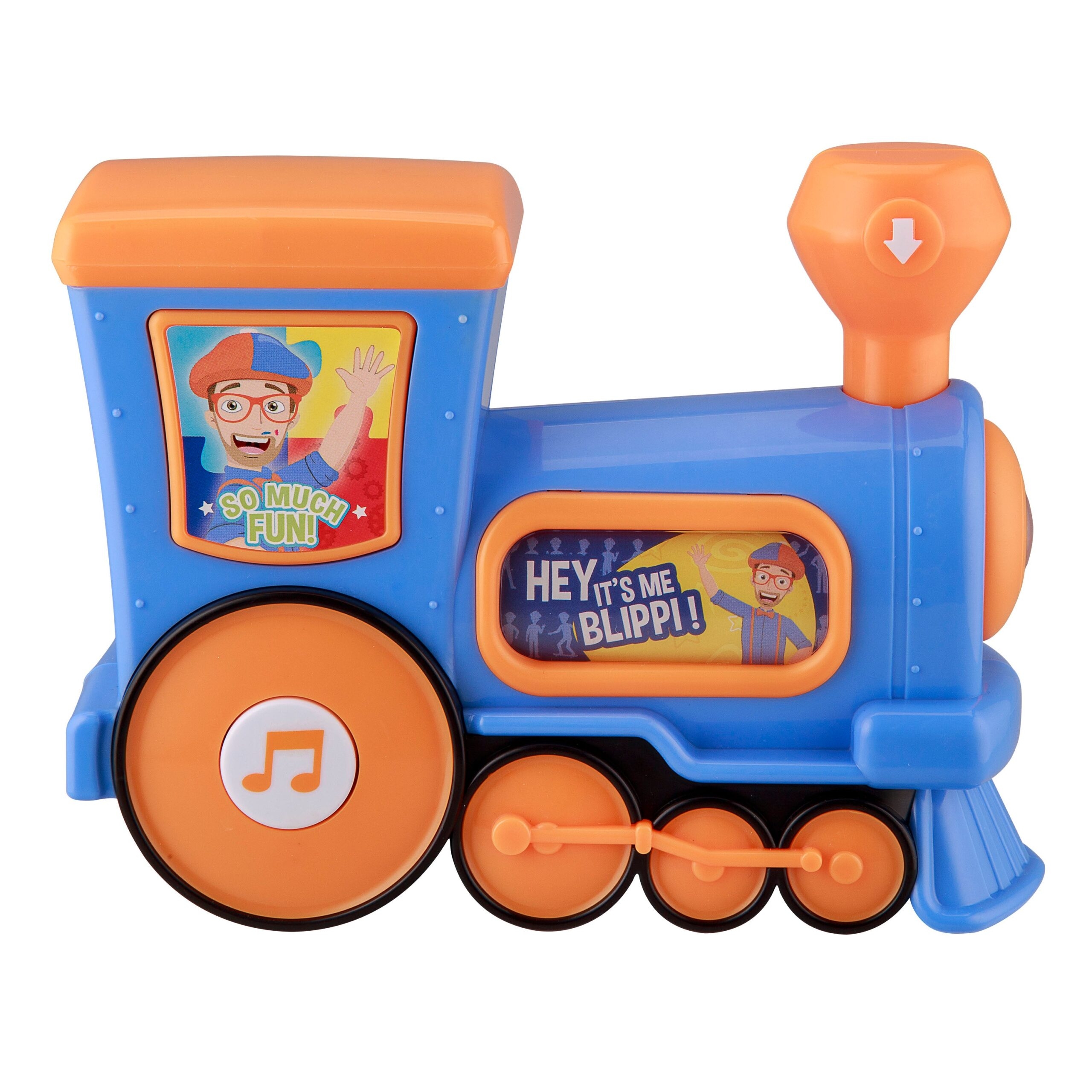 لعبة قطار الموسيقى للأطفال Blippi Train Musical Toy for Kids - KIDdesigns