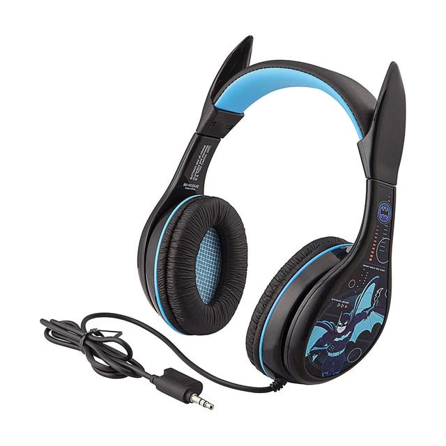 KIDdesigns Batman Kid Safe Wired Bluetooth Kids Headphones - Multi-color - SW1hZ2U6NTc4OTY0