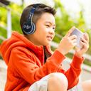 KIDdesigns Batman Kid Safe Wireless Bluetooth Kids Headphones - Multi-color - SW1hZ2U6NTc4OTc1