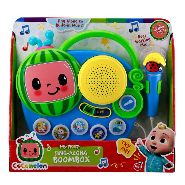 KIDdesigns CoCoMelon My First Sing Along Boombox for Kids - Multi-color - SW1hZ2U6NTc5MTk3