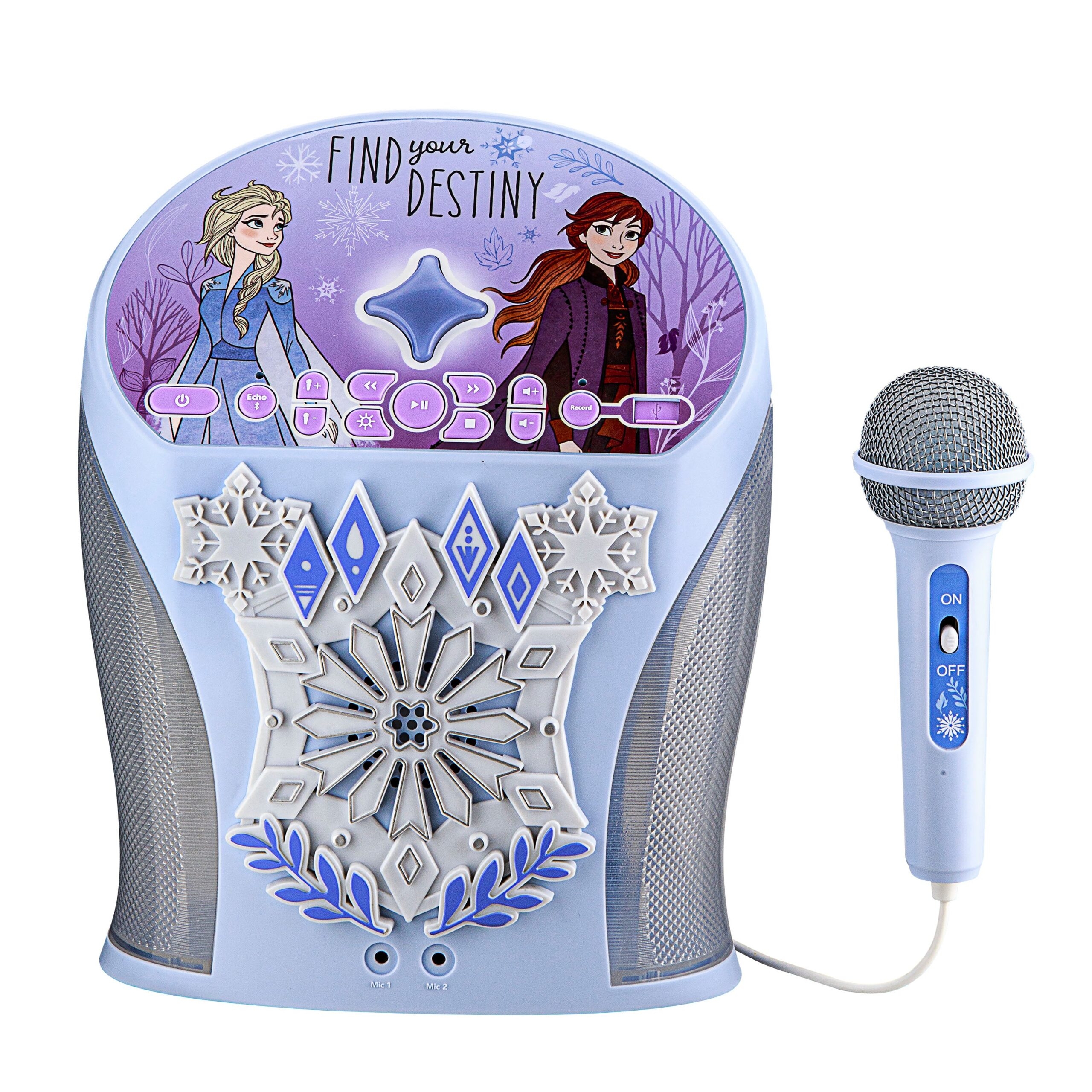 لعبة الكايروكي للأطفال فروزن Bluetooth Karaoke Machine - KIDdesigns