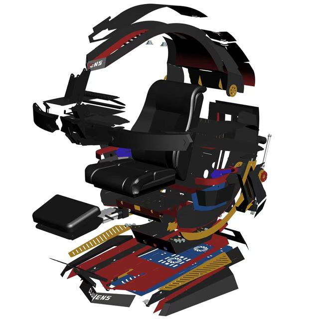 كرسي قيمنق إحترافي إهتزاز وتدليك حراري INGREM YXC7MAN Zero Gravity Recline PC Gamer Chair RGB LED Swivel Racing Gaming Workstation with Foot Rest COOLBABY - SW1hZ2U6NTg1Mjk4