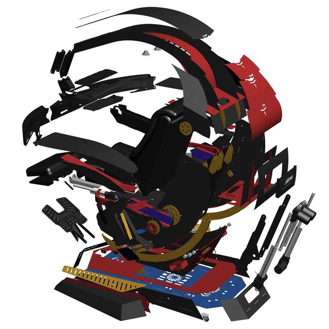 كرسي قيمنق إحترافي إهتزاز وتدليك حراري INGREM YXC7MAN Zero Gravity Recline PC Gamer Chair RGB LED Swivel Racing Gaming Workstation with Foot Rest COOLBABY - SW1hZ2U6NTg1MzAw