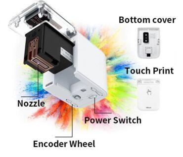 طابعة محمولة بالألوان Mini Portable Wireless Color Printer