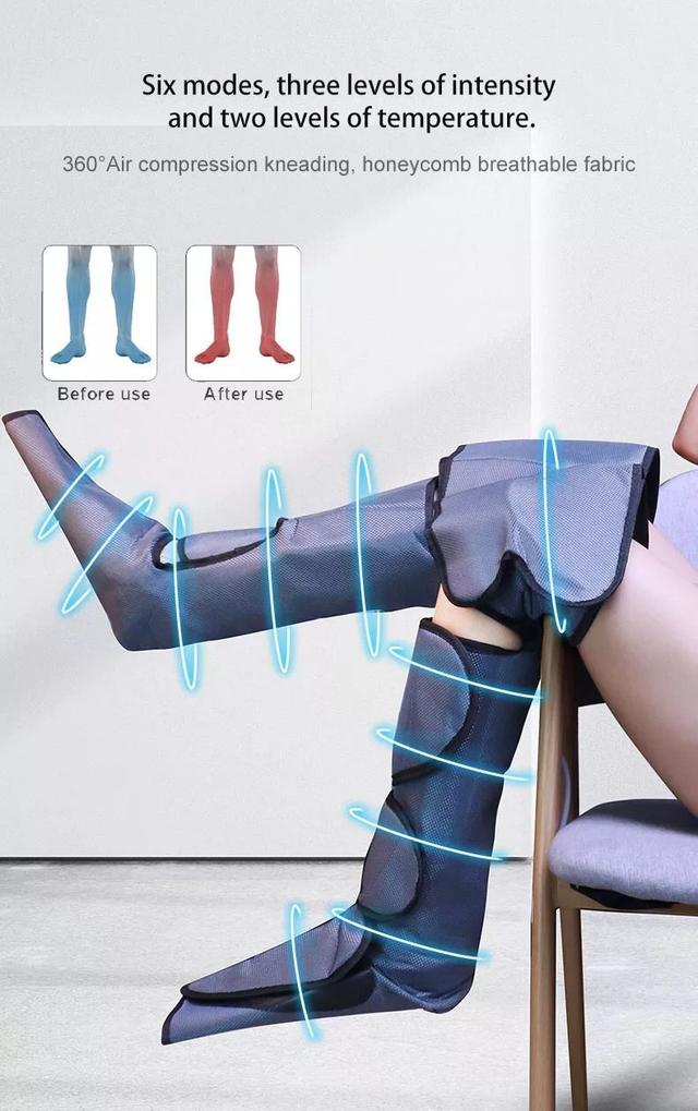 جهاز مساج الأرجل (الأقدام) الإحترافي Portable Air Relax Vibration Full Leg Foot Massager Machine - SW1hZ2U6NTc5NDA0