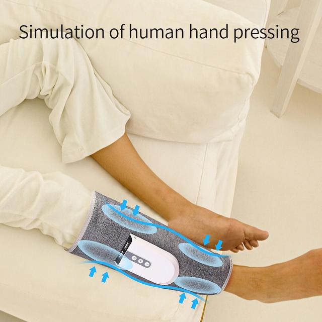 جهاز مساج بطات الأرجل الإحترافي Air Compression Massage for feet and Calf Foot and Leg Massager for Circulation and Relaxation - SW1hZ2U6NTc5NDMw