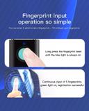 قفل ذكي بالبصمة Mini Smart Fingerprint Padlock - SW1hZ2U6NTc5NjU4