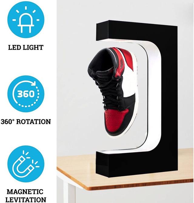 ستاند الأحذية المغناطيسي الطائر Levitating Shoe Display Floating Sneaker Stand - SW1hZ2U6NTc5Njg3