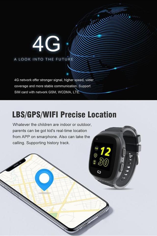 GPS Smart Watch LT31 Children's Watch Positioning GPS - SW1hZ2U6NTc5NzY0