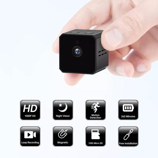 Ultra-small recording camera GeeCube 1080P - SW1hZ2U6NTk4NjM3
