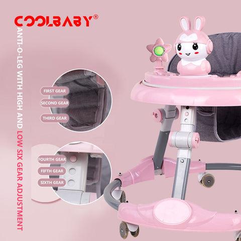 Cool Baby COOLBABY A136D Baby walker multifunctional anti-rollover anti-O leg can sit folding - SW1hZ2U6NTk1MDgy