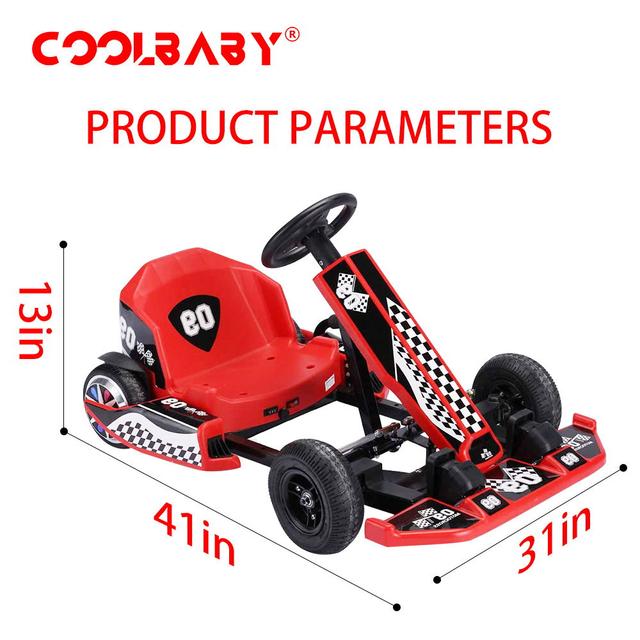 Cool Baby COOLBABY DP10-LHX Electric Scooter Go Cart Electric for Kids/Adult Drift Scooter Electric - SW1hZ2U6NTkwNDQ0