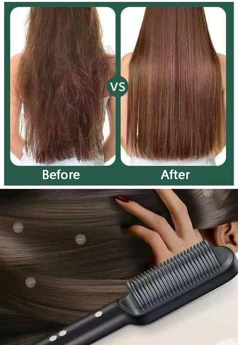 مصفف شعر 2 في 1 Temperture Control Hair straightener