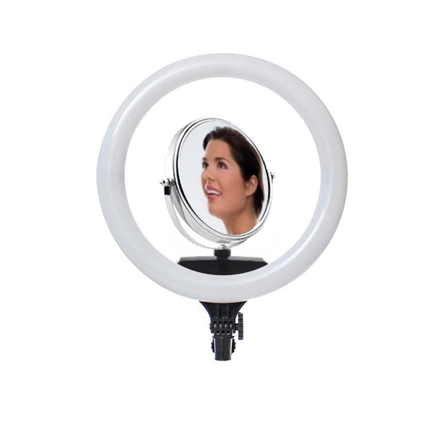 اضاءة تصوير للجوال ( 16" ) مع مرآة  Crony - LC-16 remote control mobile phone Live Fill Light with mirror
