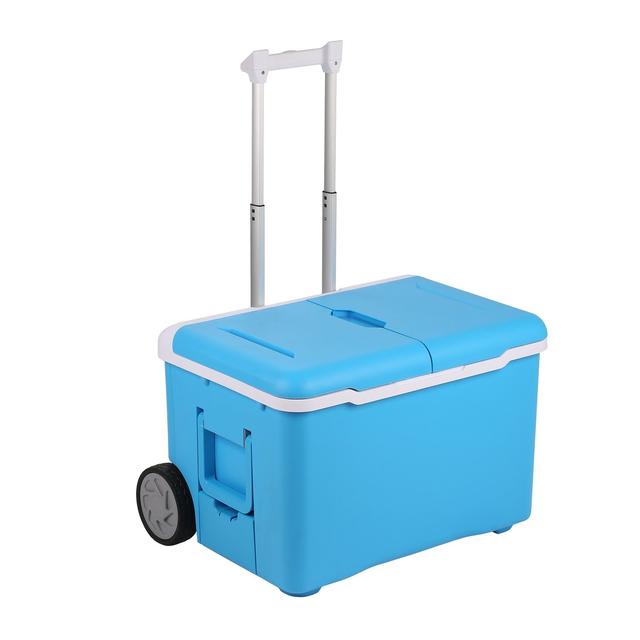 Crony 36L Hand pull refrigerator with BT speaker blue color - SW1hZ2U6NjE2OTY0